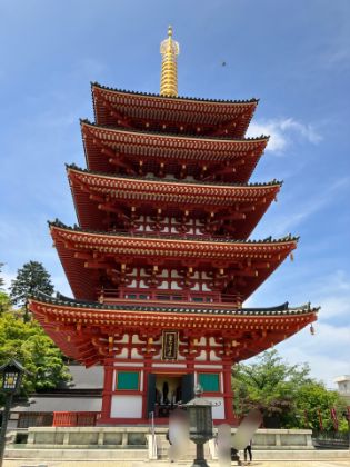 高幡不動尊　五重塔