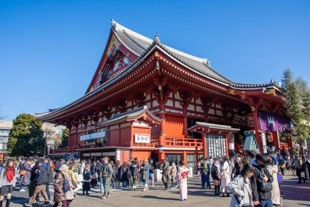 浅草寺　お正月