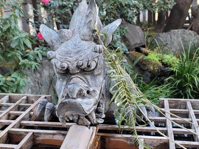 厳嶋神社　手水舎