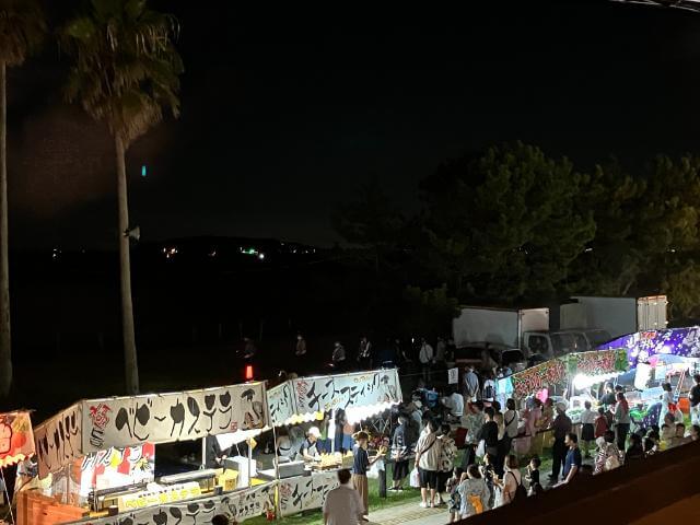 館山花火大会　屋台