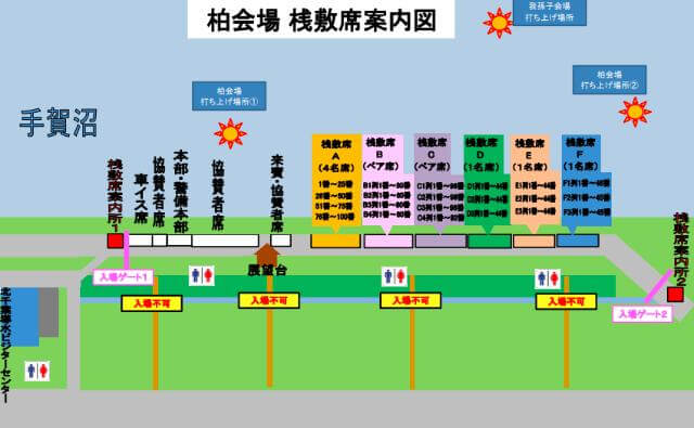 手賀沼花火大会　柏会場　