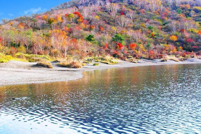 小沼　赤城山　紅葉