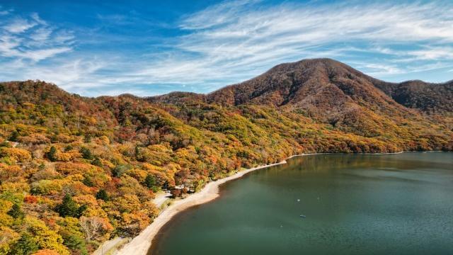 赤城山　大沼　紅葉