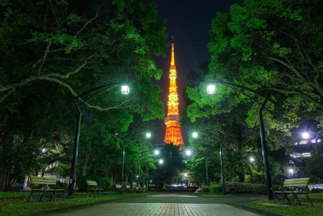 東京タワー　ライトアップ